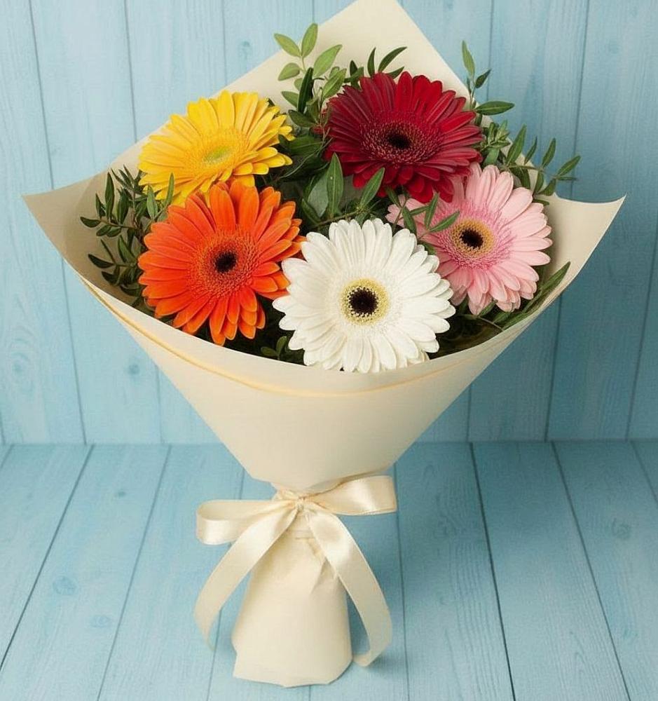 Букет цветов из: Герберы в Ильинское-Хованское