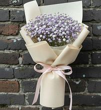 Букет цветов из:  Гипсофила в Ильинское-Хованское