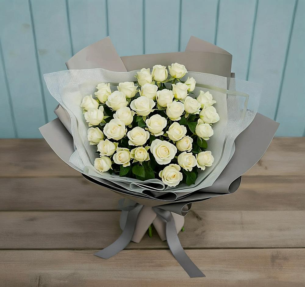 Букет Белоснежная нежность в Ильинское-Хованское