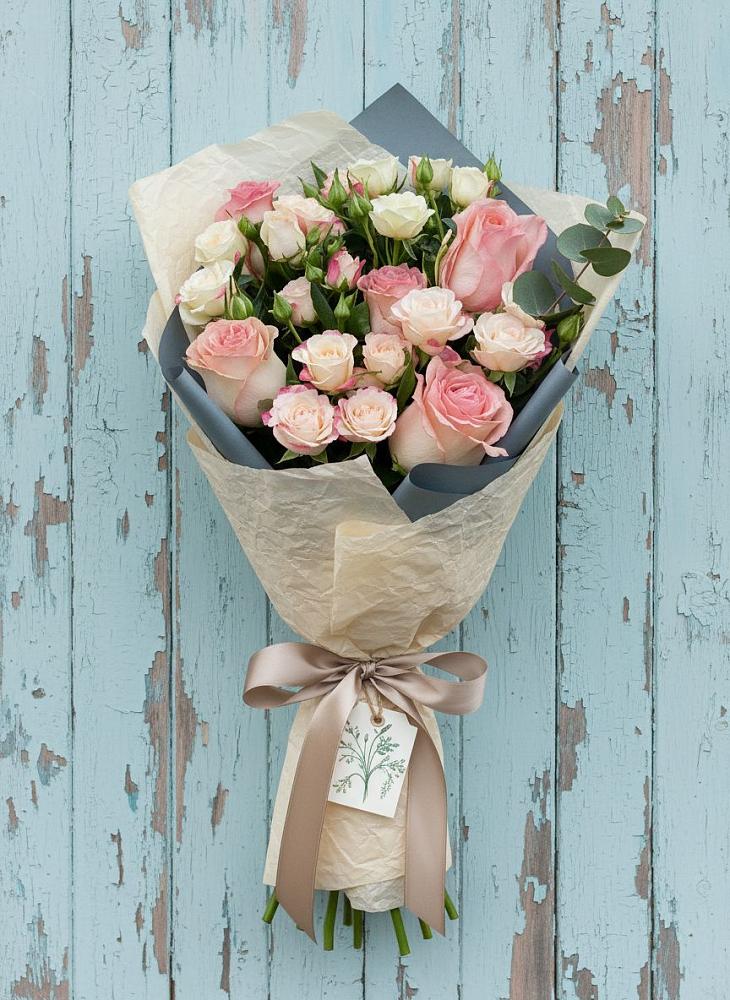 Букет цветов из: Розы в Ильинское-Хованское