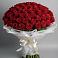 Букет 101 Красная роза Блэк Мэджик в Ильинское-Хованское
