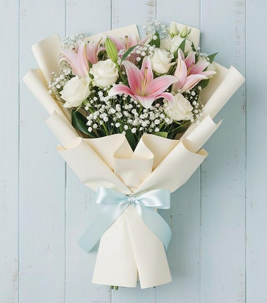 Букет цветов из: Лилии в Ильинское-Хованское