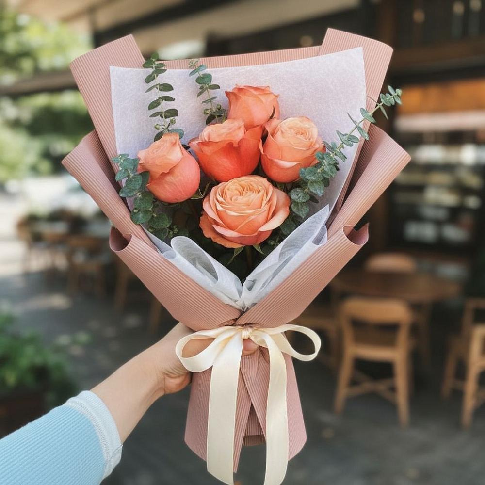 Букет цветов из: Розы в Ильинское-Хованское