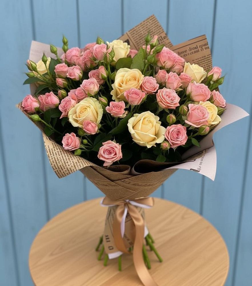 Букет цветов из: Розы в Ильинское-Хованское