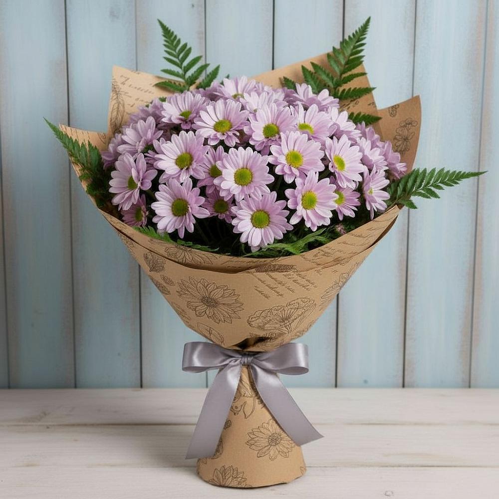 Букет цветов из: Хризантемы в Ильинское-Хованское