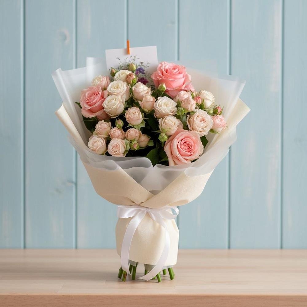 Букет цветов из: Розы в Ильинское-Хованское