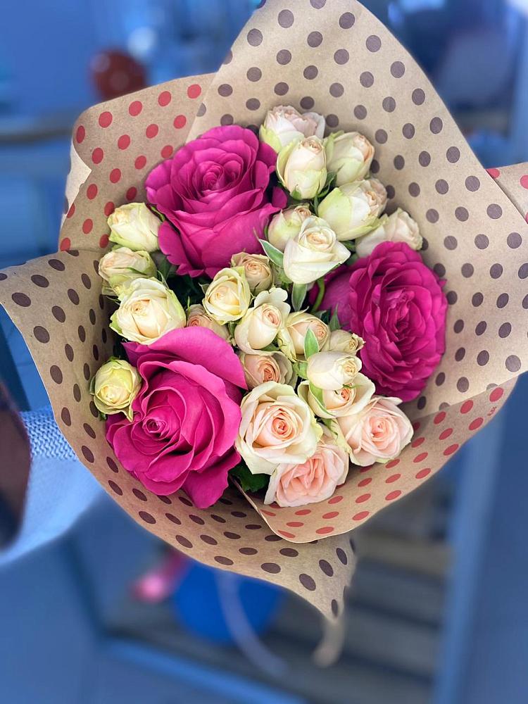 Букет цветов из: Розы в Ильинское-Хованское