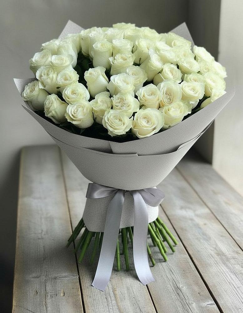 Букет 35 Белых роз в Ильинское-Хованское