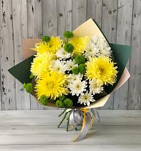 Букет цветов из:  Хризантемы в Ильинское-Хованское