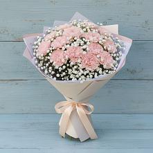 Букет цветов из:  Гвоздики #REPLACE_PRED# Ильинское-Хованское