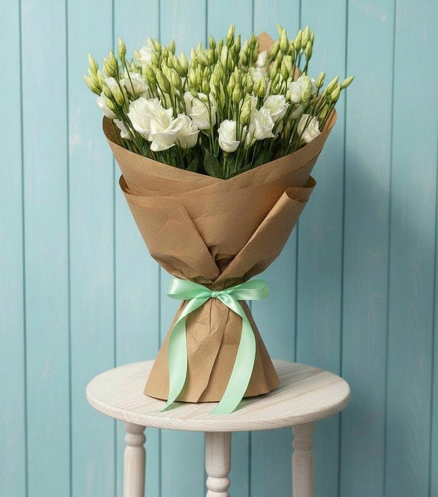 Букет цветов из: Лизиантусы в Ильинское-Хованское