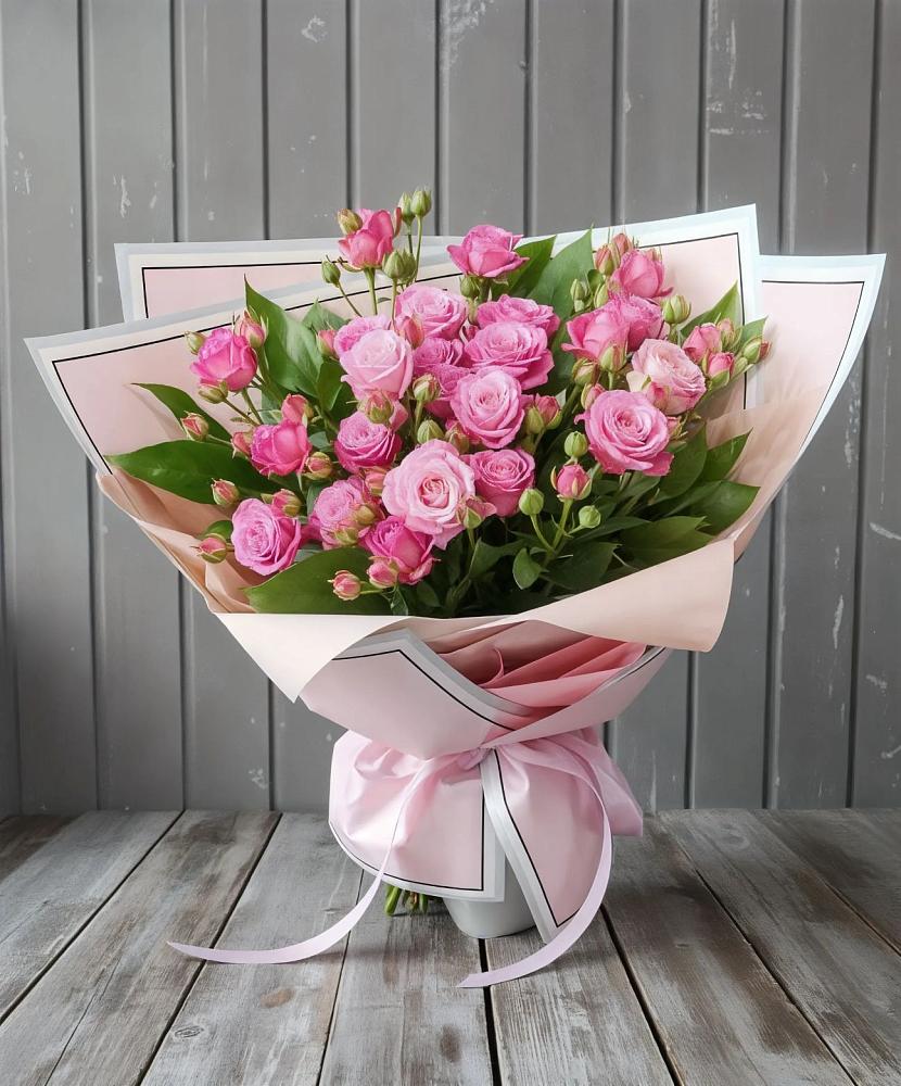 Букет Розовый кустик в Ильинское-Хованское