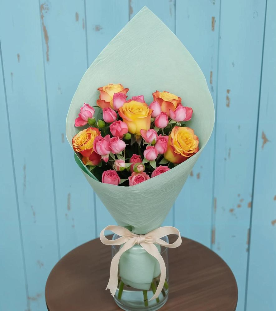 Букет цветов из: Розы в Ильинское-Хованское