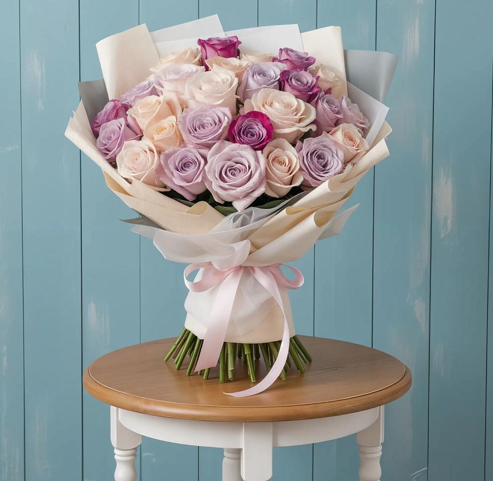 Букет цветов из: Розы в Ильинское-Хованское