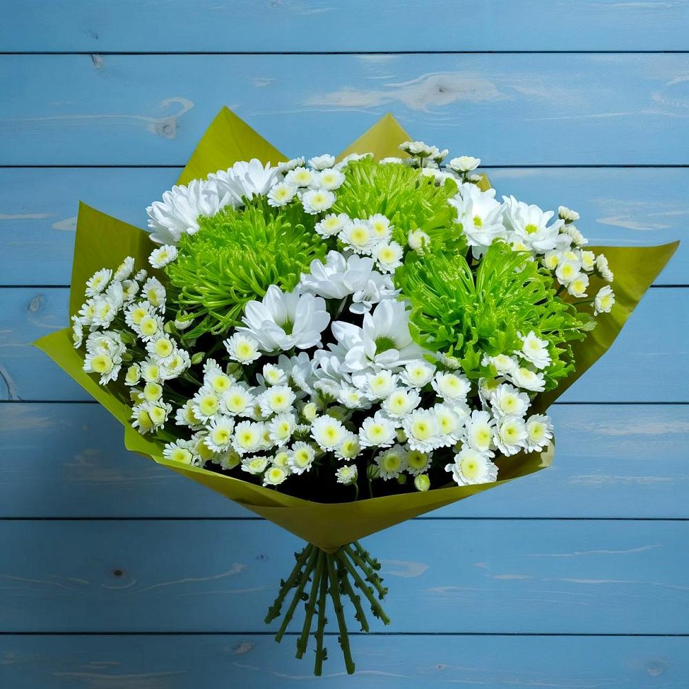 Букет цветов из: Хризантемы в Ильинское-Хованское