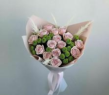 Букет цветов из:  Розы и Хризантемы в Ильинское-Хованское
