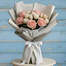 Букет цветов из:  Розы #REPLACE_PRED# Ильинское-Хованское