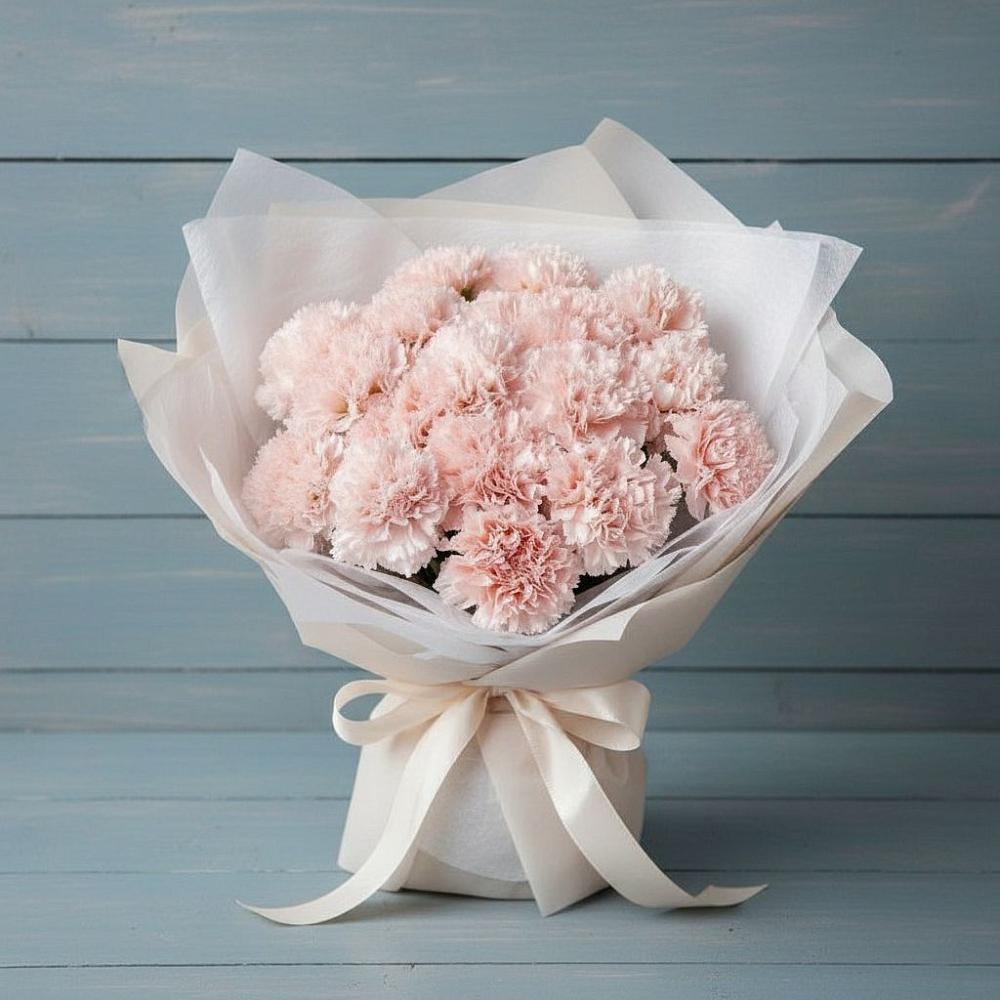 Букет цветов из: Гвоздики в Ильинское-Хованское