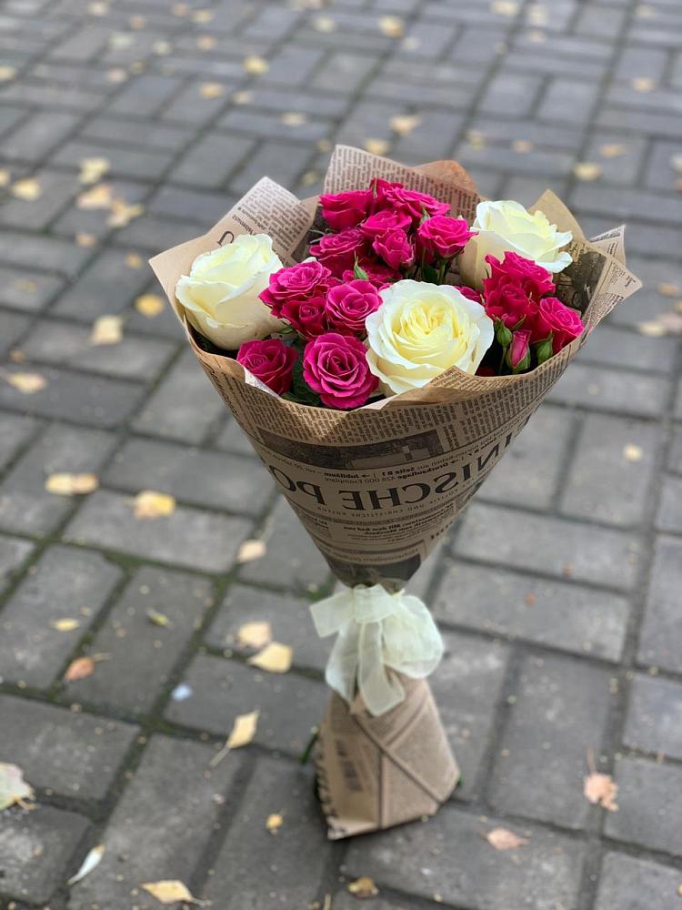 Букет цветов из: Розы в Ильинское-Хованское