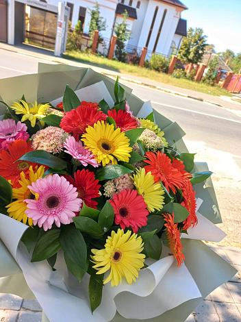 Букет цветов из: Герберы в Ильинское-Хованское