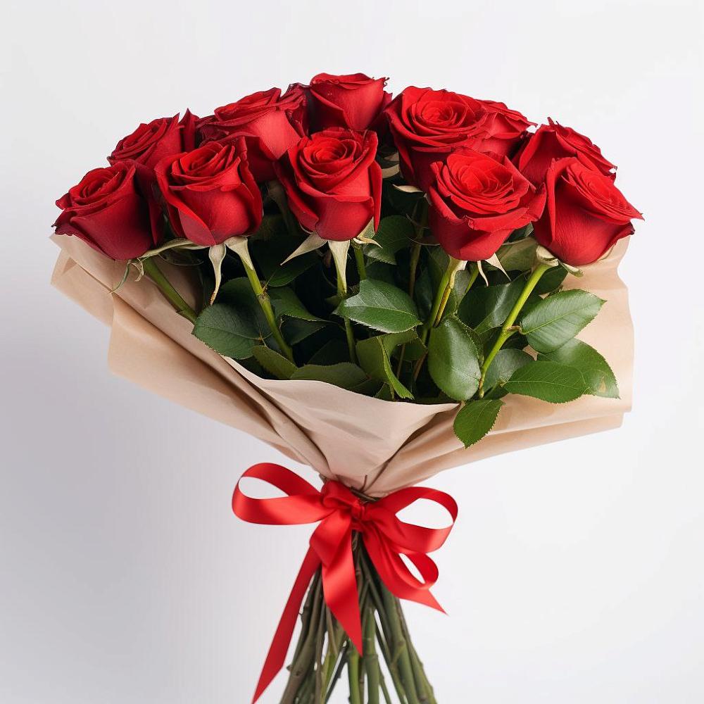 Букет 11 Красных роз Эдлесс Лав в Ильинское-Хованское