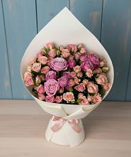 Букет цветов из:  Розы #REPLACE_PRED# Ильинское-Хованское